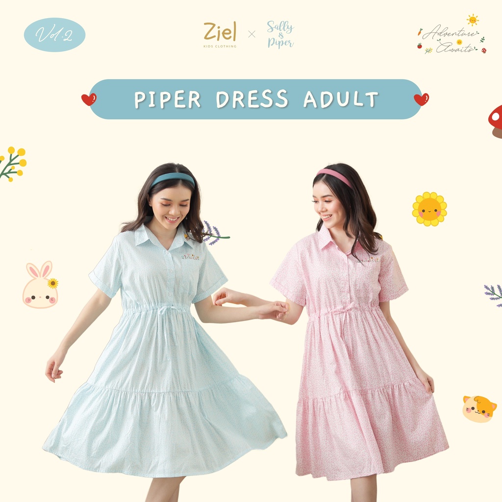 ZIEL KIDS - Volume 2 - Piper Dress / Dress Anak / Dress Perempuan / Dress Premium