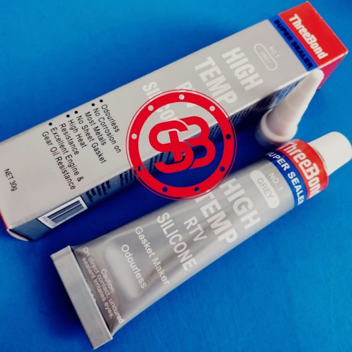 Lem Threebond SUPER SEALER NO.1 HIGH Temp RTV Silicone Grey ( Abu Abu ) 30gr