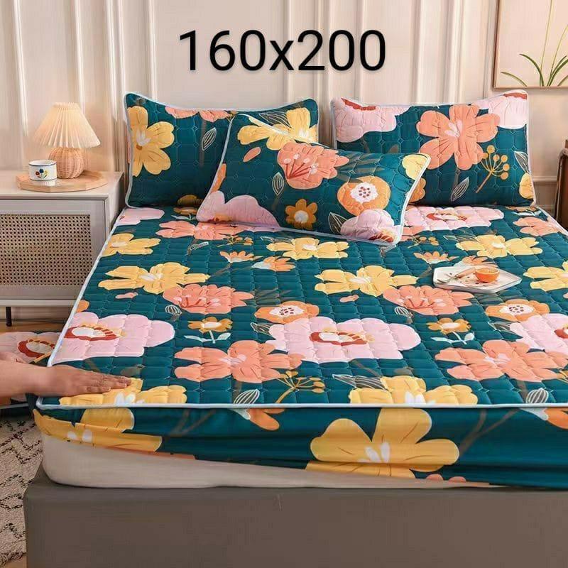 Sprei import sultan aestetik waterproof anti ompol motif karakter murah 160x200 180x200