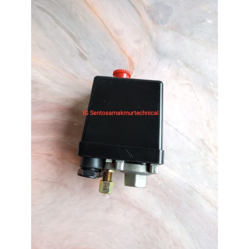 1 WAY Otomatis Kompresor Angin Automatic Air Pressure Switch 1 Lubang