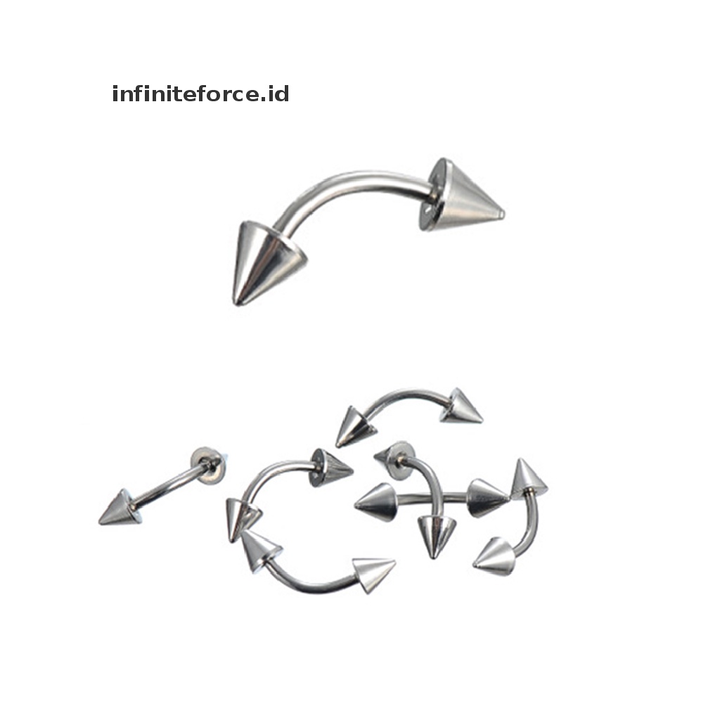 85pcs Anting Tindik Lidah / Alis / Bibir / Pusar Bahan Stainless Steel