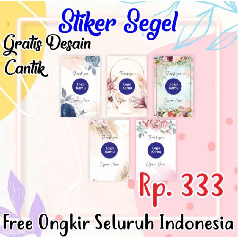 

[GRATIS DESAIN] STIKER LABEL SEGEL BOX KOTAK OLSHOP KARDUS KERDUS HARD SOFT 15X15 20X30