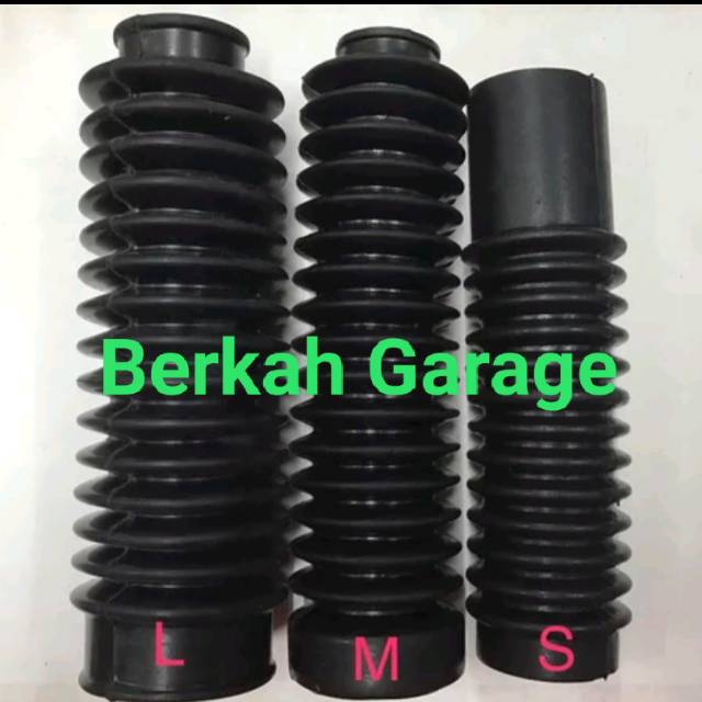 Karet Shockbreaker Hitam Ukuran Kecil Sedang Dan Besar