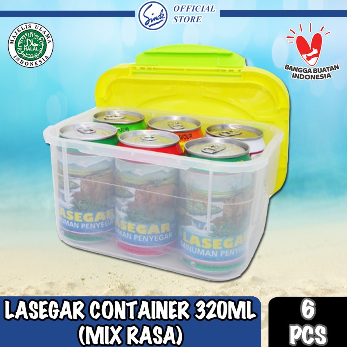 

LASEGAR 320ml MIX 6'S + CONTAINER (BERKUALITAS)