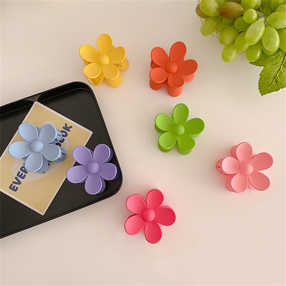 Korean INS Hair Accessories Flower Back Plate Hair Clip Hairpin