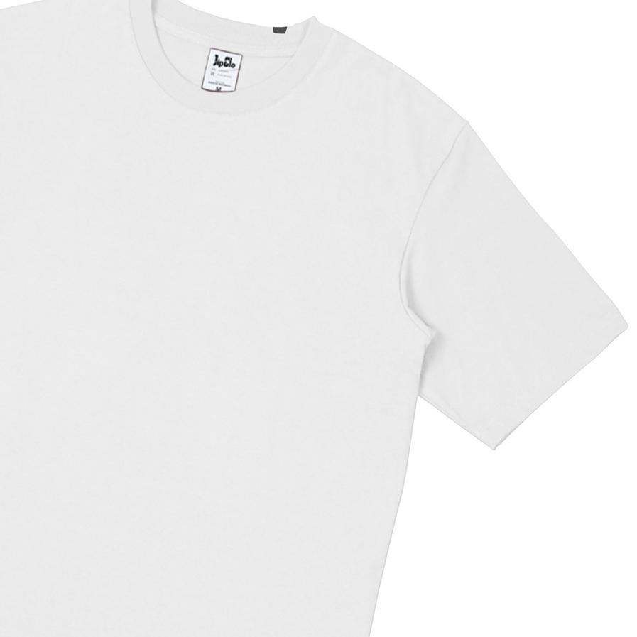 ✲ Jipclo Kaos Polos Oversize Heavy Cotton 16s Putih ➯