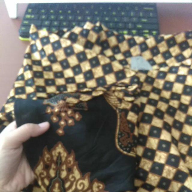 Maura Couple - Sania Ruffle Batik Couple Ori Ndoro Jowi Dnt - Couple Tunik Ziggy Wayang Sogan