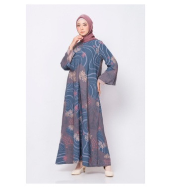 ZM Zaskia Mecca - Luny Navy Dress - Jelita Indonesia - Edisi Maluku