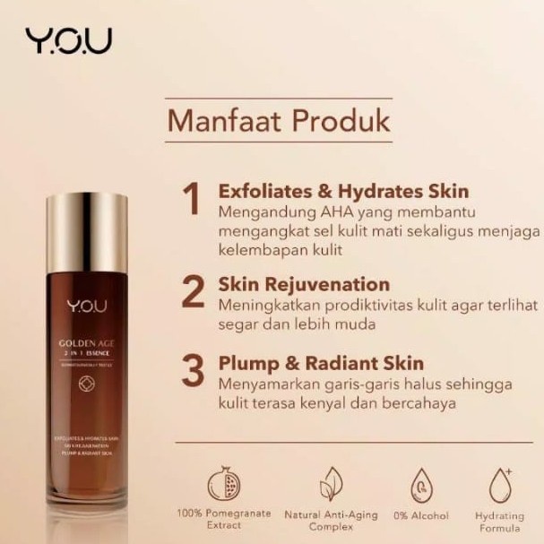 ✿ELYSABETHME✿ Y.O.U golden age skincare anti aging penuaan dini kerut garis halus