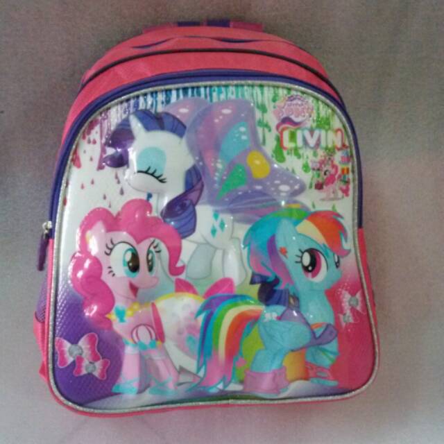 Tas ransel anak 3d kuda poni
