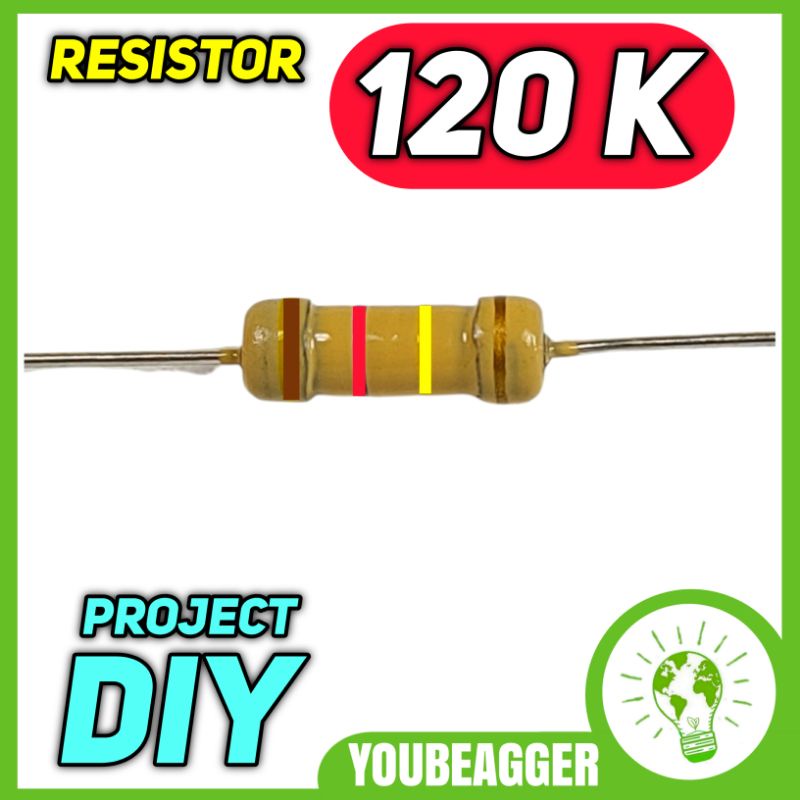 Resistor 120K 1/2 watt