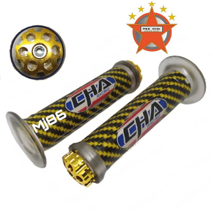 New Handgrip Karbon Jalu CHA Thailand Universal Nmax Vario Mio Beat Scopy R15 Vixion Ninja Cbr