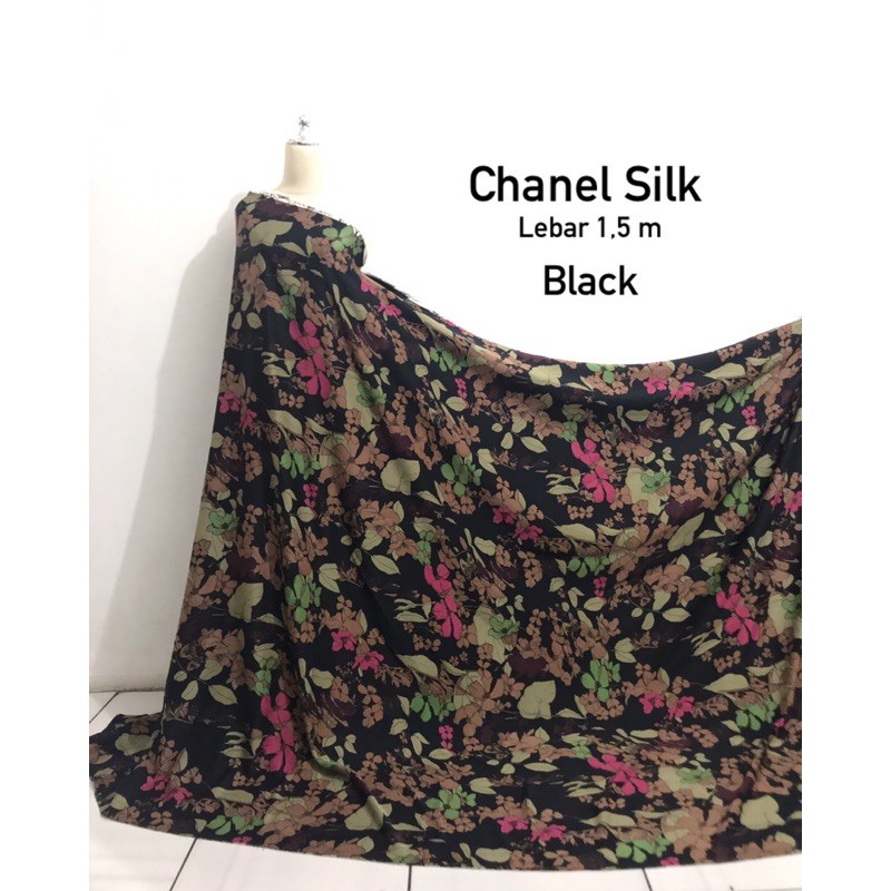 Kain chanel silk per 0,5 meter