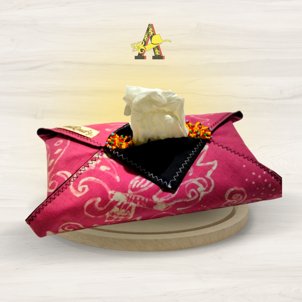 [100% Batik Tulis Asli] Tempat Tissue Kain khas Kalimantan Timur