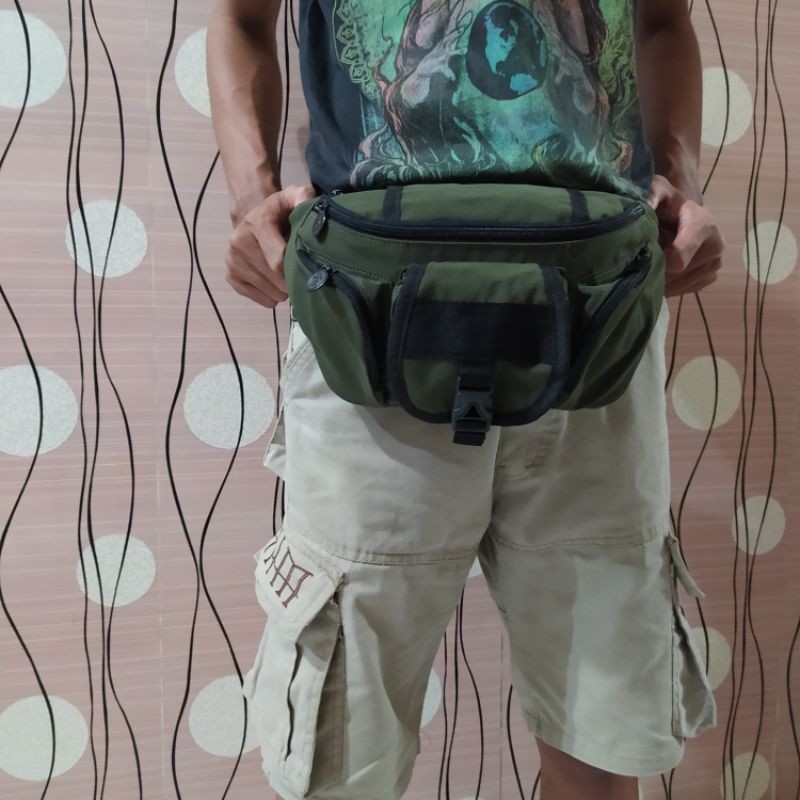 Tas Pinggang distro keren pria tactikal