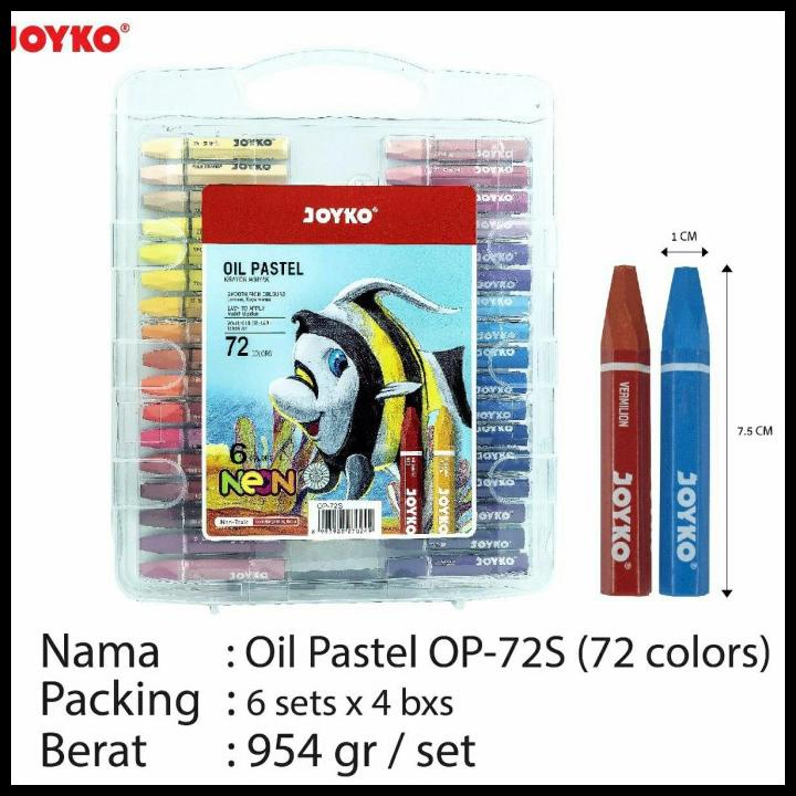 

Joyko Oil Pastel 72 Crayon Krayon