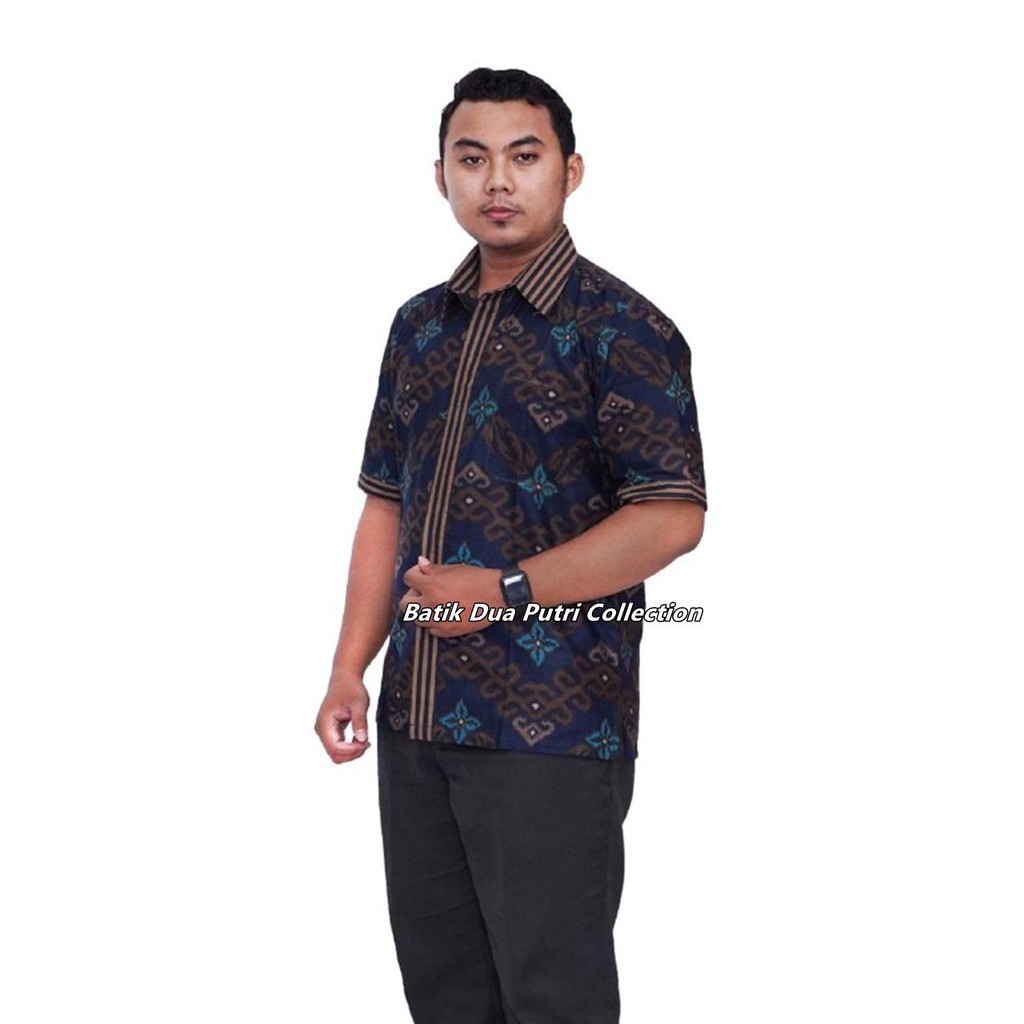 Atasan Batik Wanita Couple Batik Kemeja pria Bahan Katun Prima