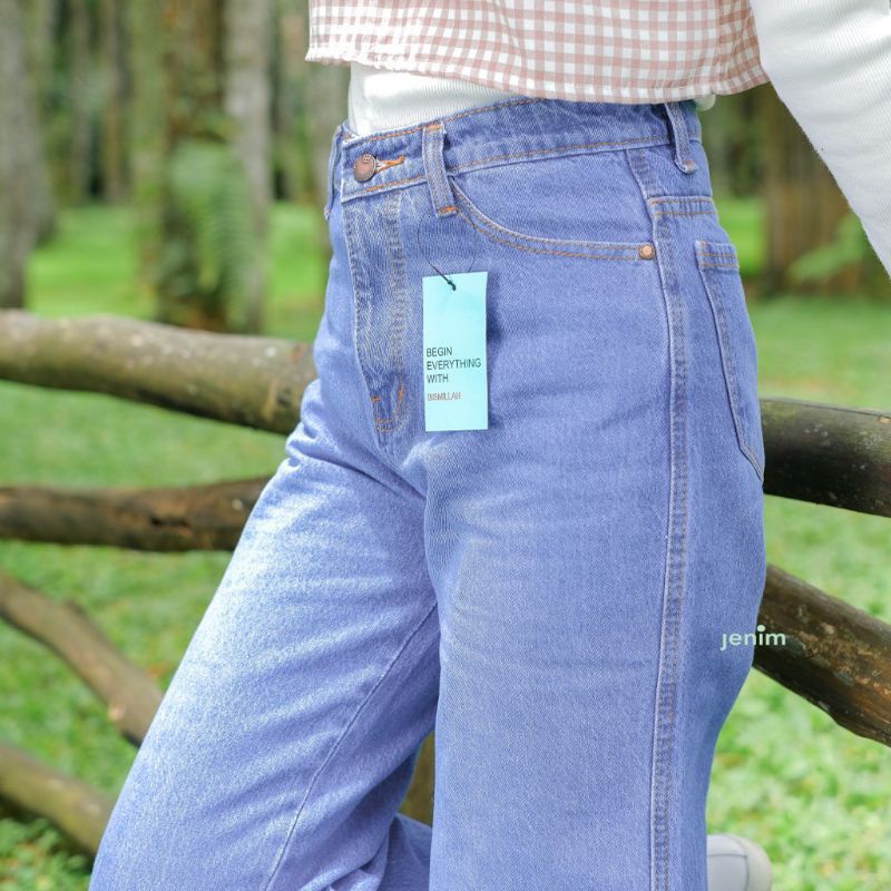 Highwaist Kulot Jeans Wanita / Kulot Jeans Rawis / Kulot Jins / Kulot  rawis