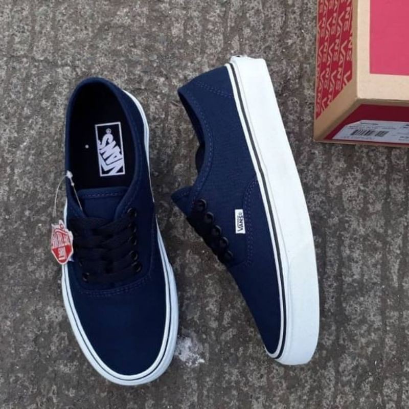 Sepatu Vens Authentic Sepatu Pria Sekolah Kuliah Kerja Termurah Sepatu Sekolah Vans Hitam