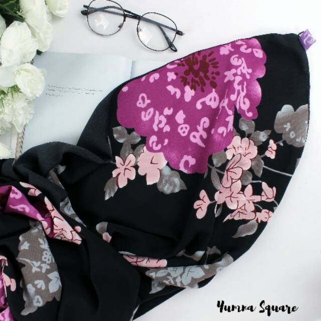 Jilbab segi empat motif syari jumbo ordella hijab - Kerudung wolfis jumbo - khimar monalisa syari