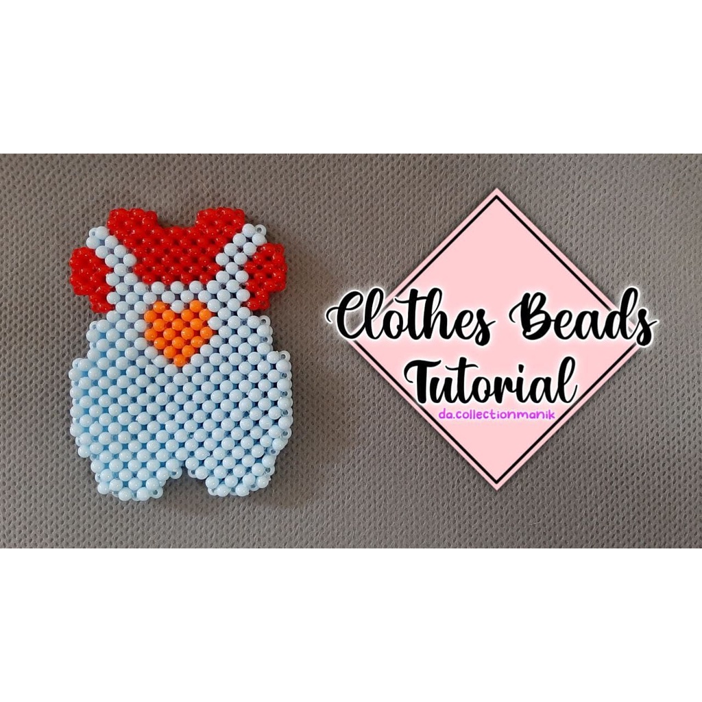 gantungan kunci baju manik manik