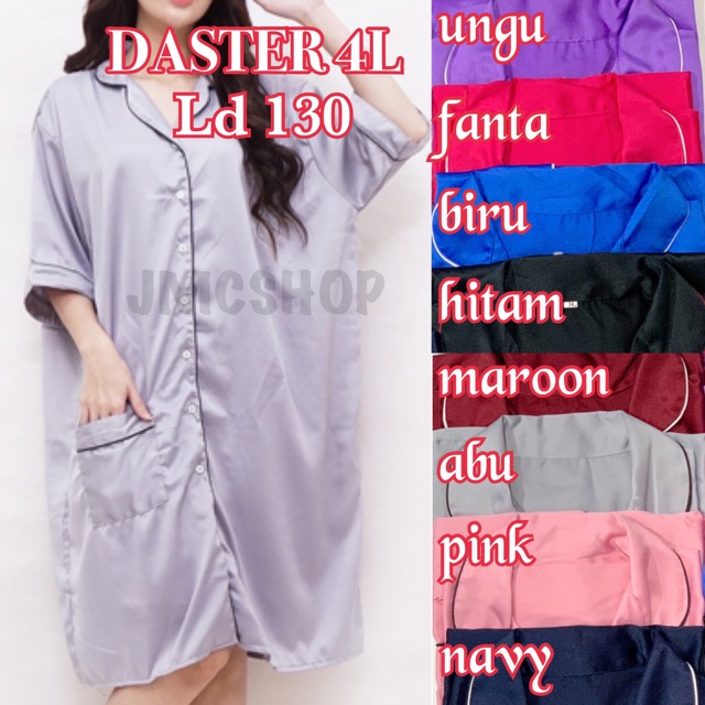 daster jumbo xxxl 4L ld 130 satin exclusive