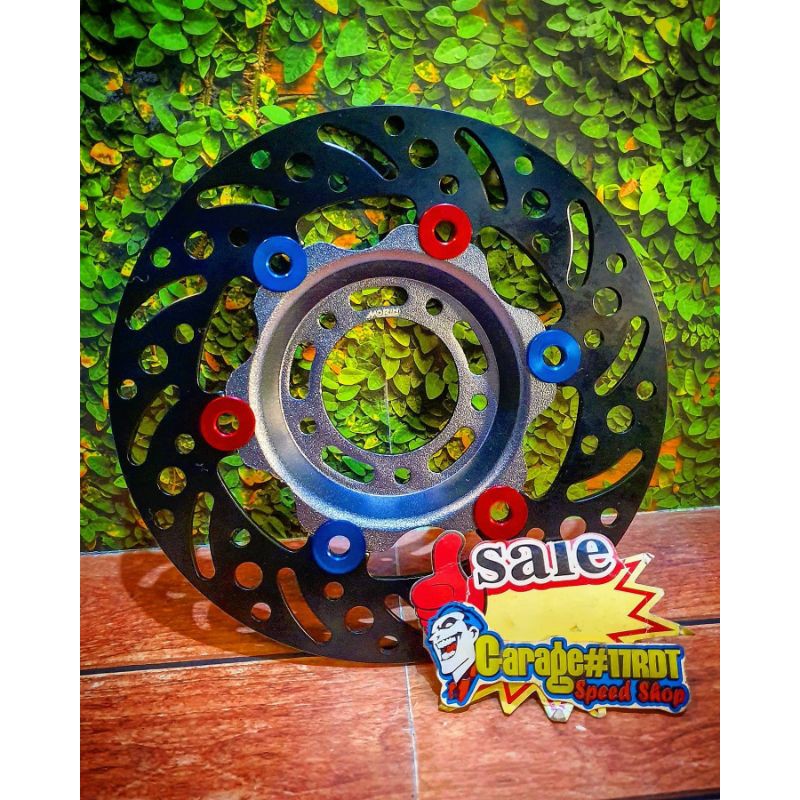 Disc Piringan Cakram Morin Cekung Lubang 5 Ukuran 220Mm PNP Honda Sonic Wave 110 Supra X Universal.