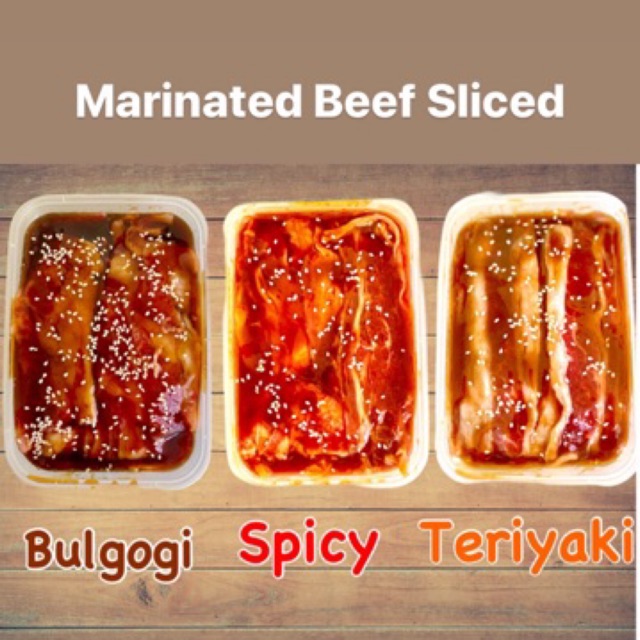 

USA Marinated Beef Sliced