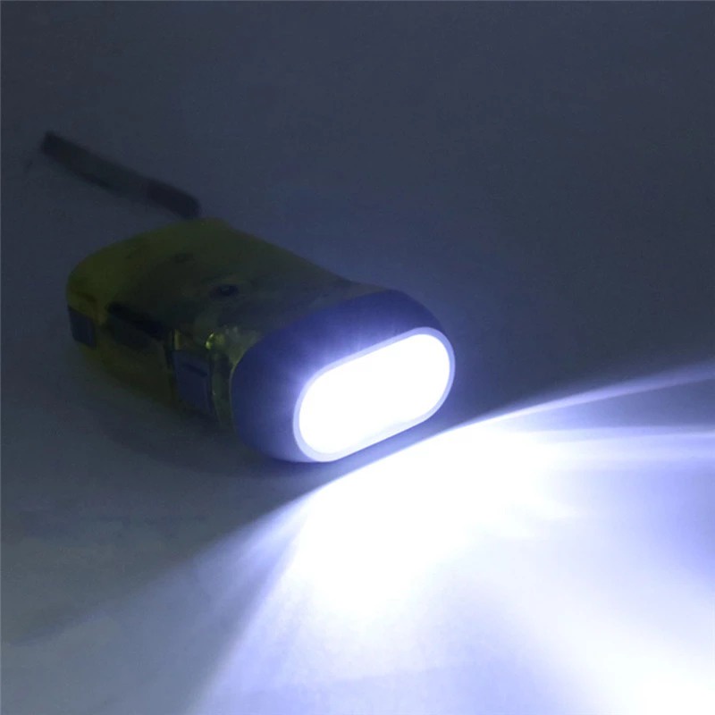 COD ✅ LAMPU Senter Pompa Tangan LED Tanpa Baterai Hand Press Emergency Flashlight