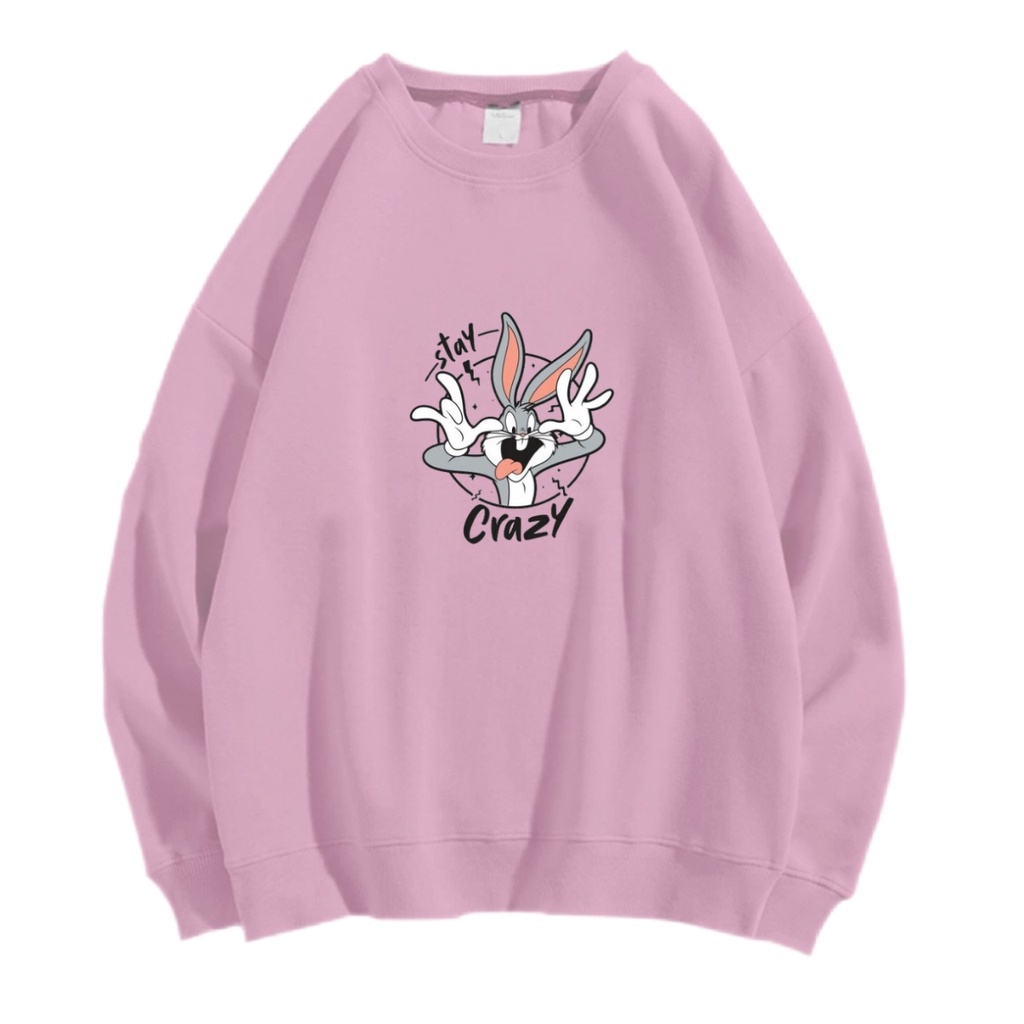 STAY CRAZY SWEATER CREWNECK Size M-XXL ANAIRA