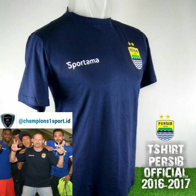 Tshirt Persib Official 2016 Navy