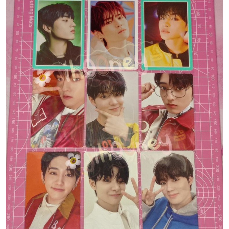 ~`° photocard pc treasure official the second step chapter one green blue digipack jihoon mashiho ha