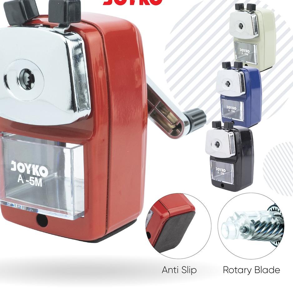 

Terlaris Sharpener Rautan Serutan Putar Joyko A-5M 시