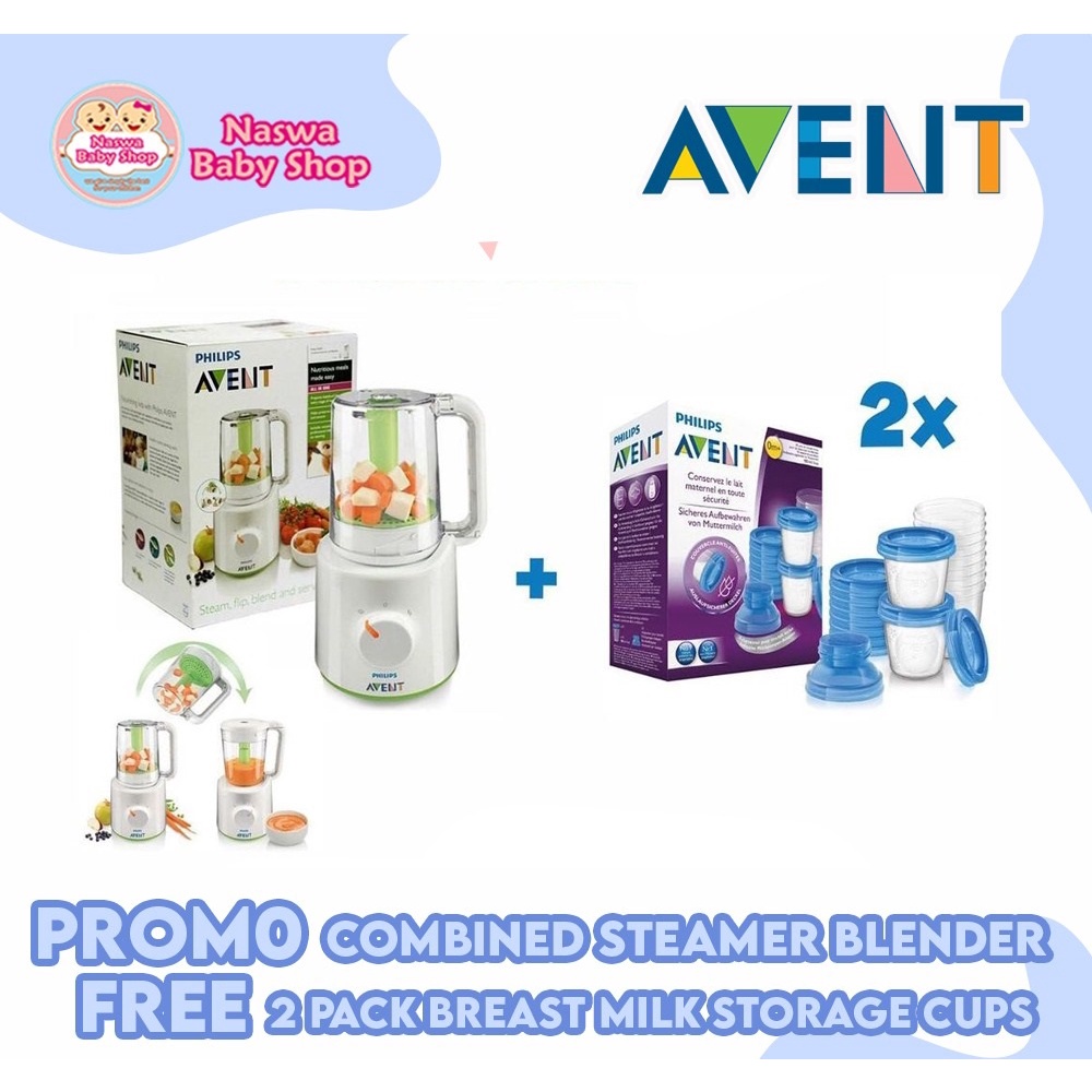 Jual Philips Avent Combined Steamer and Blender Free Box Kontainer ASI