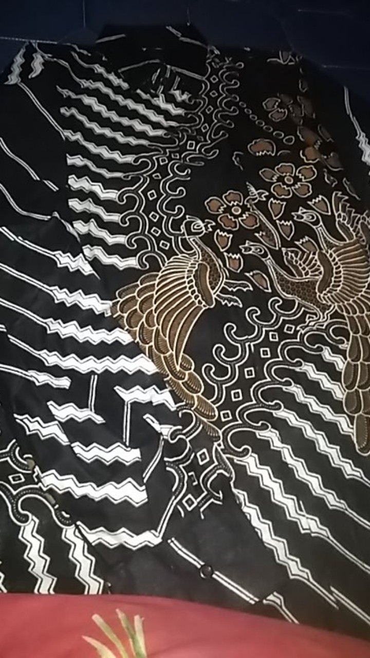 Kemeja Batik Pria Lengan Panjang Size M L Xl Xxl Bswart