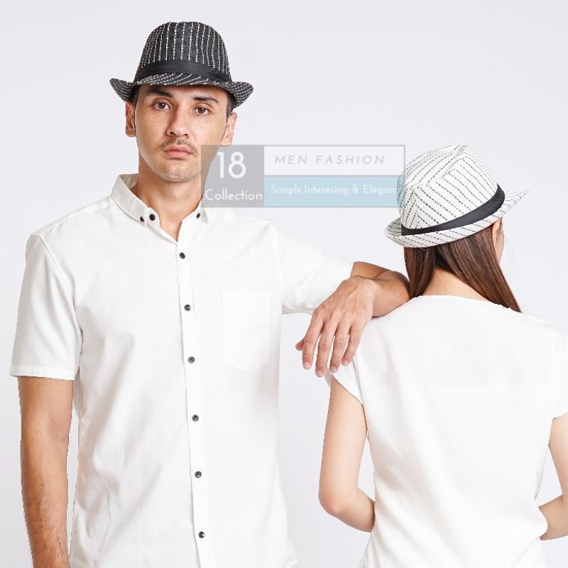 [PREMIUM] Topi Fedora Jazz Tompi Anti Kusut Keras Import