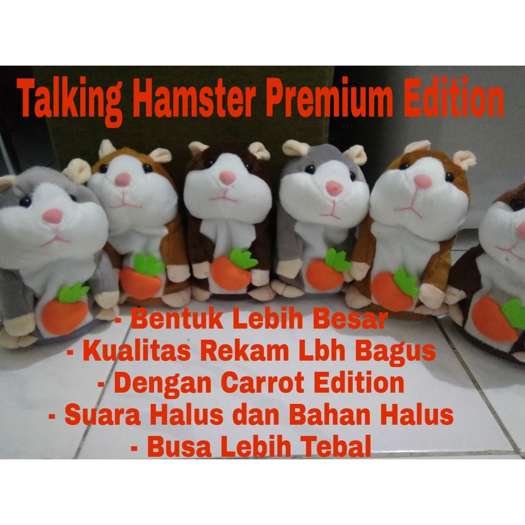 Talking Hamster Premium Quality (Carrot Edition)