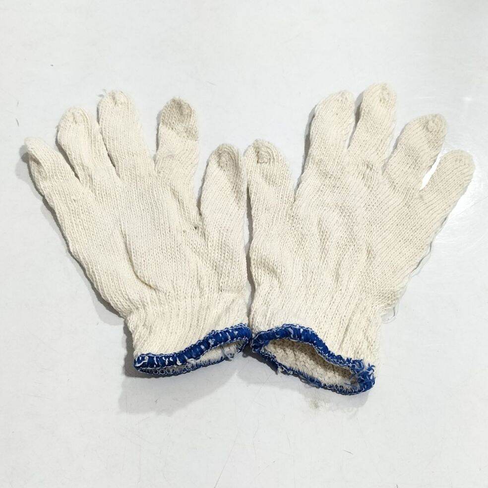 Sarung Tangan 5 Benang Putih / safety glove (C3133)