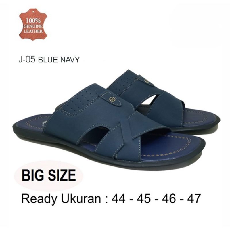 sandal kulit big size sandal formil/santai