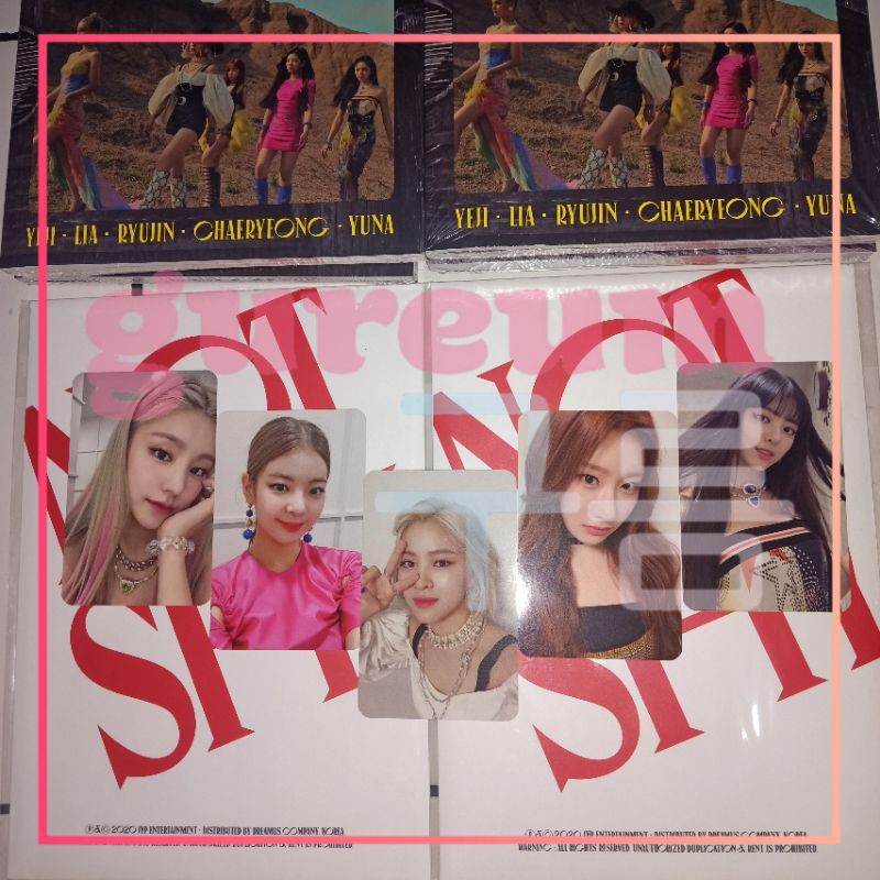 [READY] MYMUSICTASTE (MMT) BENEFIT (BENEFIT PHOTOCARD ONLY) ITZY - Album [Not Shy]