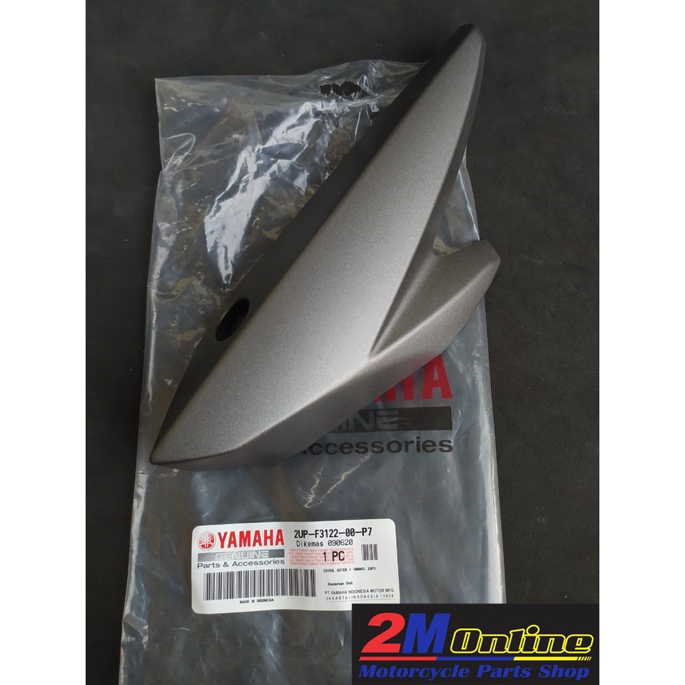2UP-F3122-00-P7 Cover Kupingan Lampu Byson FI Kiri Gray Doff Ori YGP