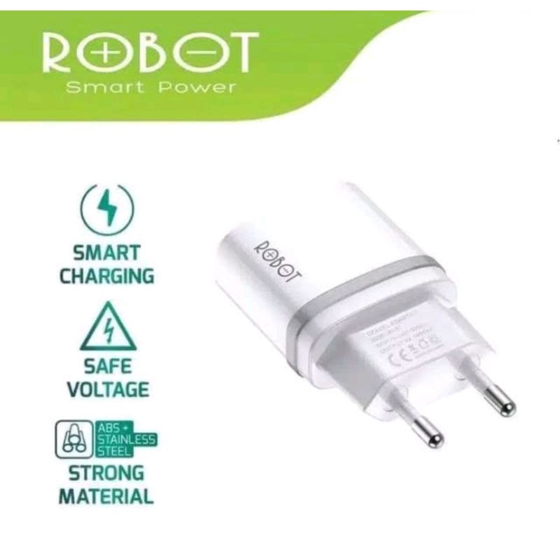 Tc Charger cas casan Robot RT K7 Quick Charge 5V / 1A Fire proof charger with Micro USB cable