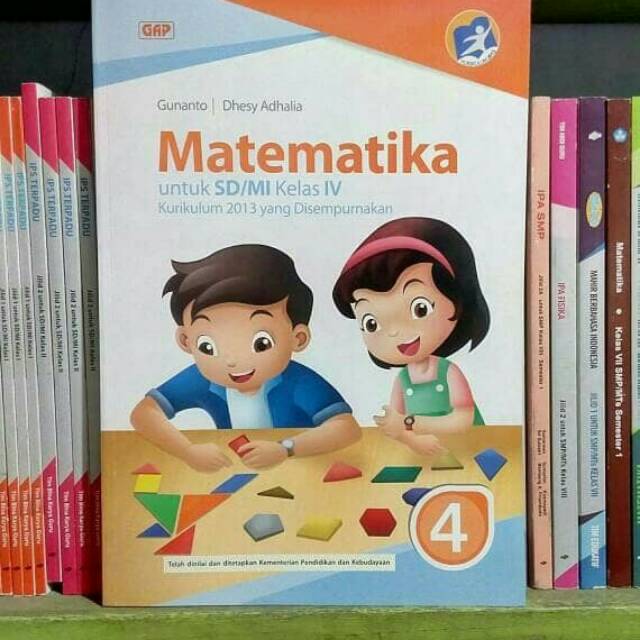 Matematika Kelas 4 K13 Gap Erlangga Shopee Indonesia