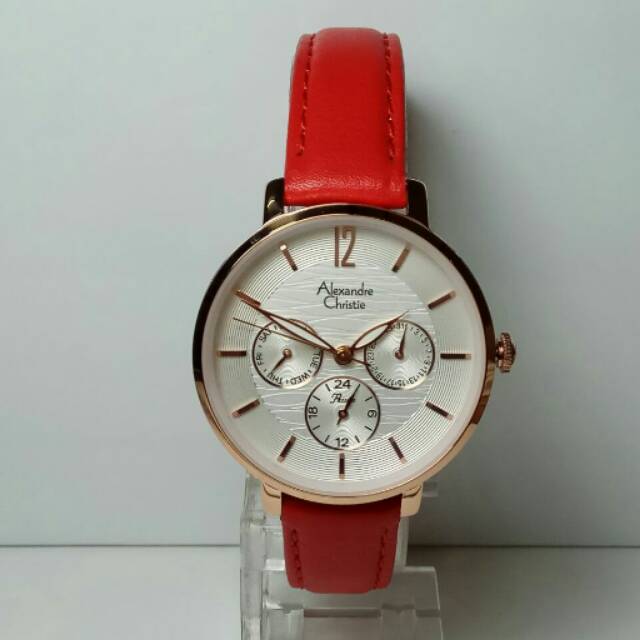 Jam Tangan Alexandre christie ac2673 merah