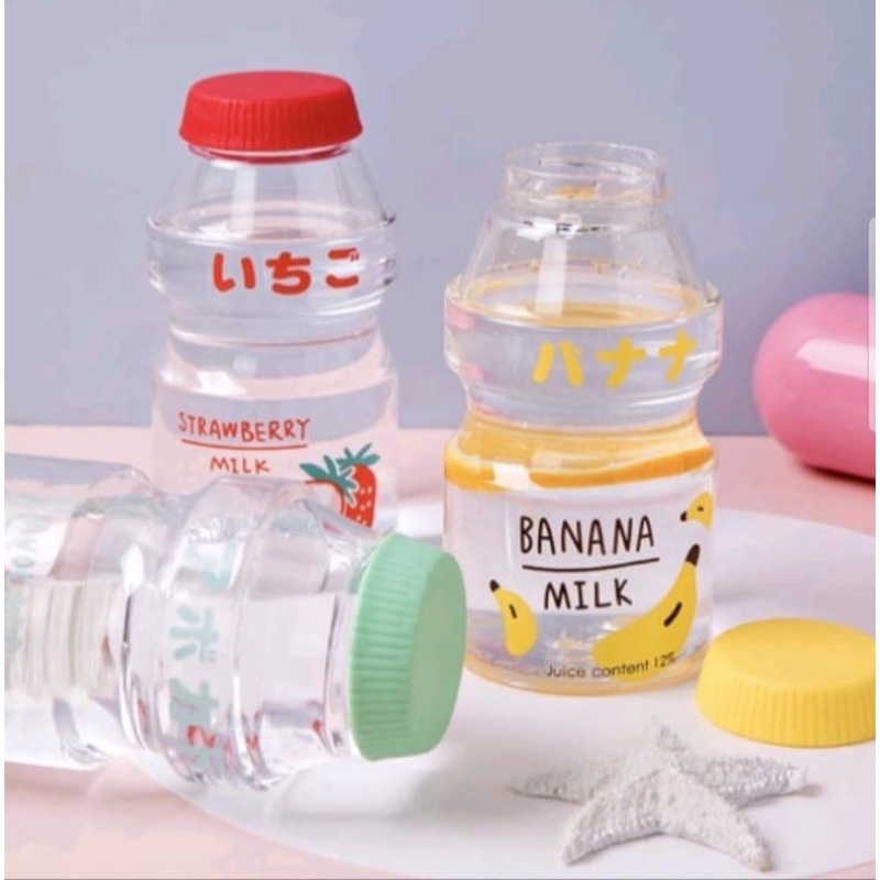 Bottle air minum  model yakul Fruity lucu ala korea