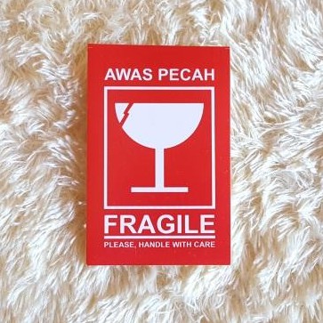 

HI040 Stiker Pengiriman Fragile Awas Pecah 6.5x10cm