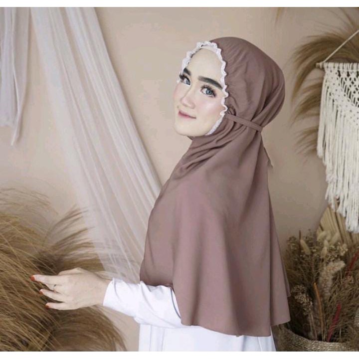 Hijab Bergo Maryam Kerut Renda Bergo Kerut Bergo Renda Maryam Kerut Hijab Kerut Bergo Tali Kerut