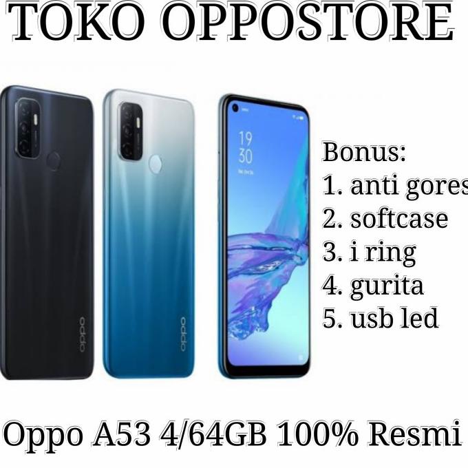 Oppo A53 ram 4/64 New garansi resmi 1 tahun opo