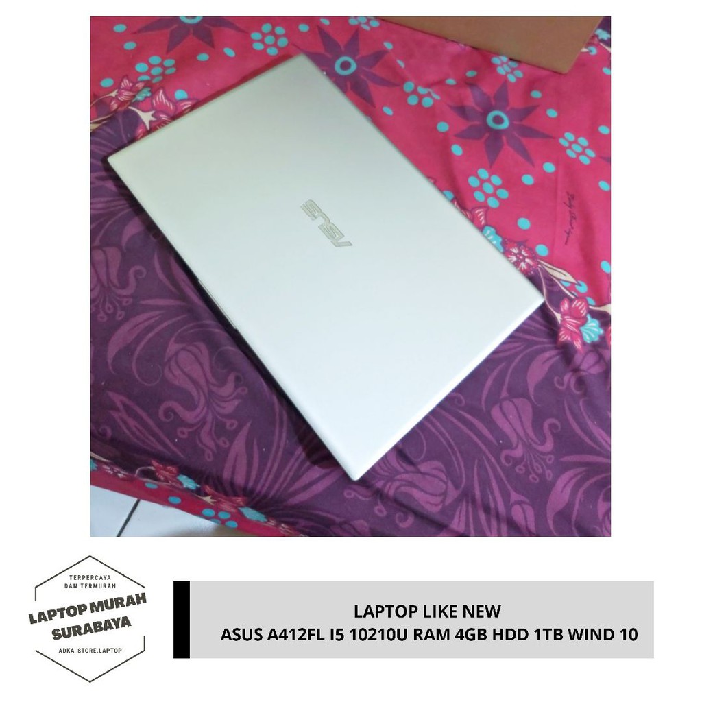 ASUS A412FL CORE I5 GEN 10 RAM 4GB HDD 1 TB WIND 10