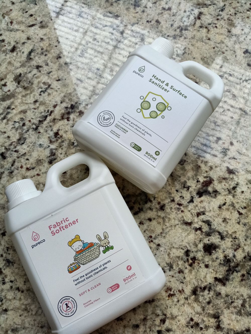 Pureco Floor Cleaner / Liquid Detergent / Liquid Dish And Bottle Soap Refill Size 900ml Pure Co